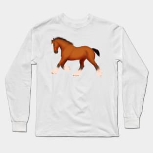 Clydesdale horse Long Sleeve T-Shirt